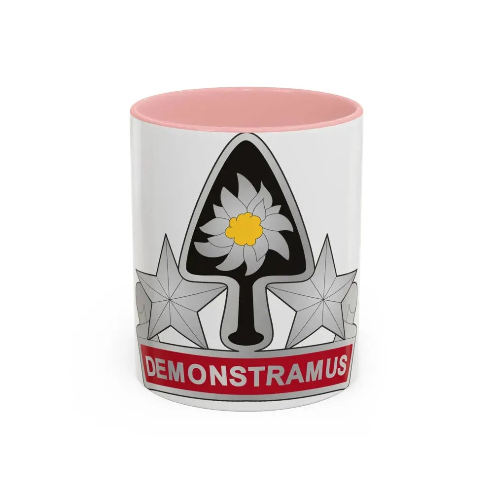 31st Engineer Battalion 2 (U.S. Army) Accent Coffee Mug 11oz Pink - Go Mug Yourself