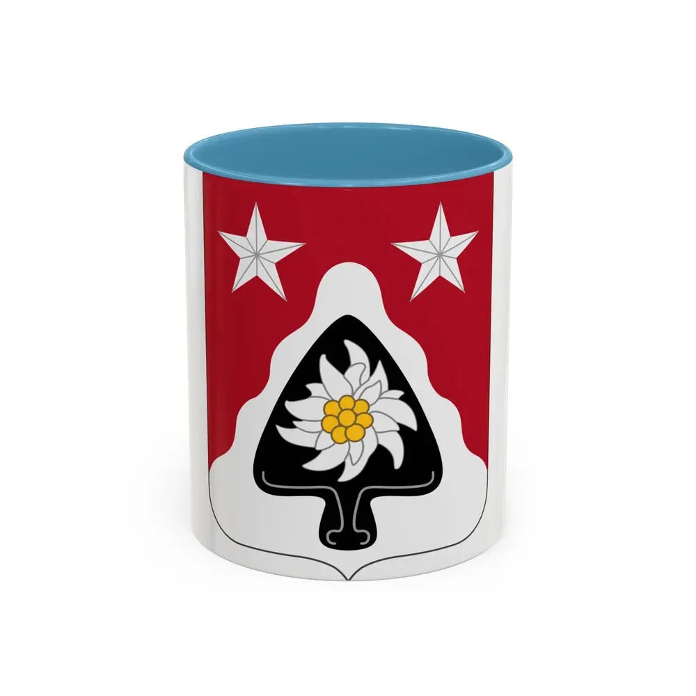 31st Engineer Battalion (U.S. Army) Accent Coffee Mug 11oz Light Blue - Go Mug Yourself