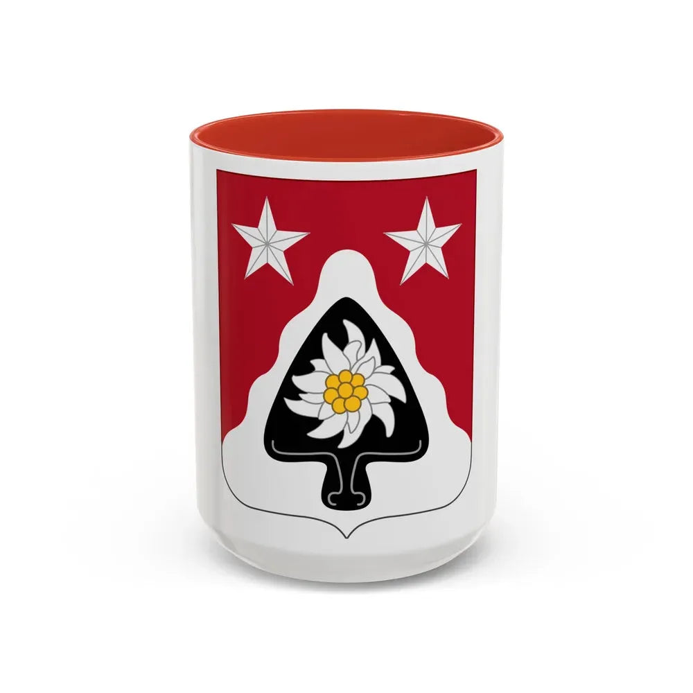 31st Engineer Battalion (U.S. Army) Accent Coffee Mug 15oz Red - Go Mug Yourself