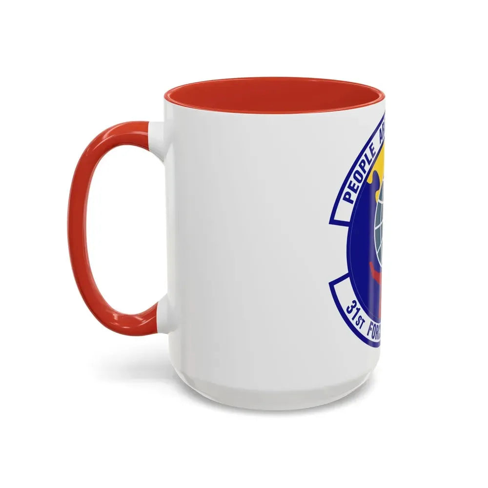 31st Force Support Squadron (U.S. Air Force) Accent Coffee Mug - Go Mug Yourself