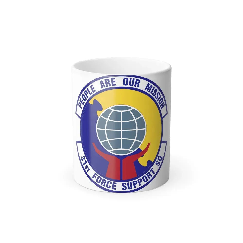 31st Force Support Squadron (U.S. Air Force) Color Changing Coffee Mug 11oz - Go Mug Yourself