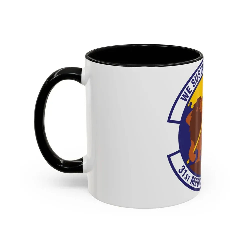 31st Medical Support Squadron (U.S. Air Force) Accent Coffee Mug - Go Mug Yourself