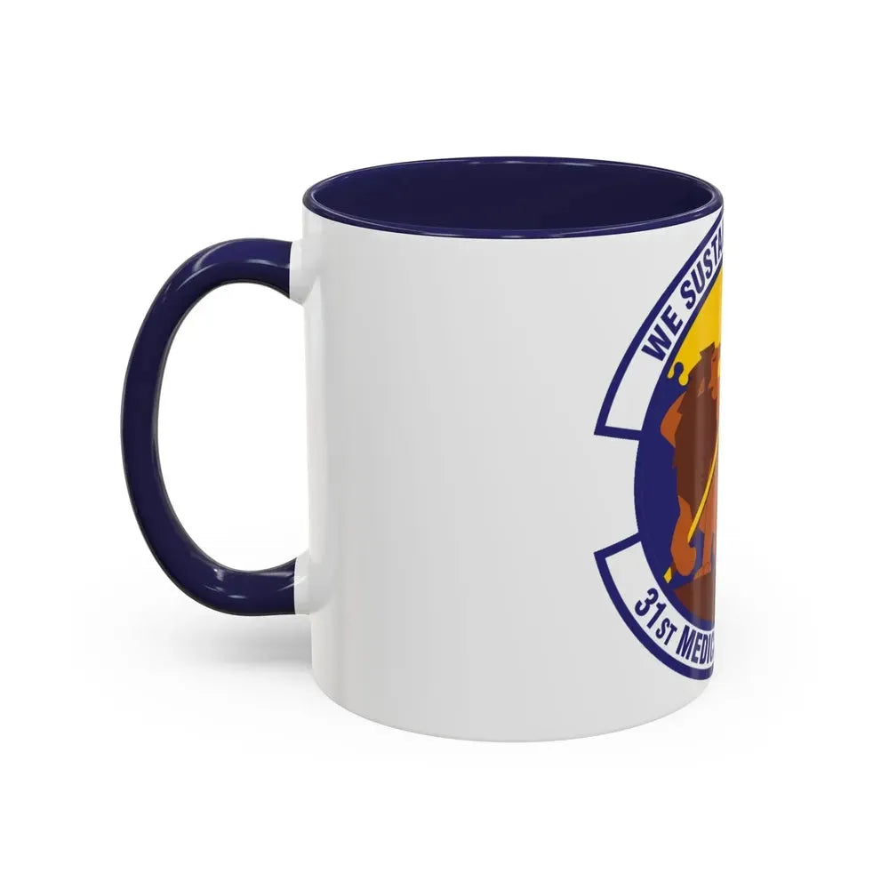 31st Medical Support Squadron (U.S. Air Force) Accent Coffee Mug - Go Mug Yourself