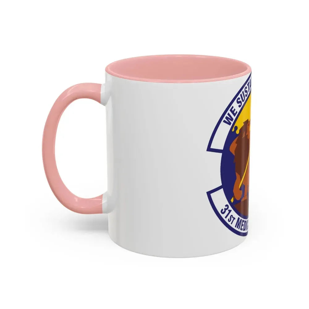 31st Medical Support Squadron (U.S. Air Force) Accent Coffee Mug - Go Mug Yourself