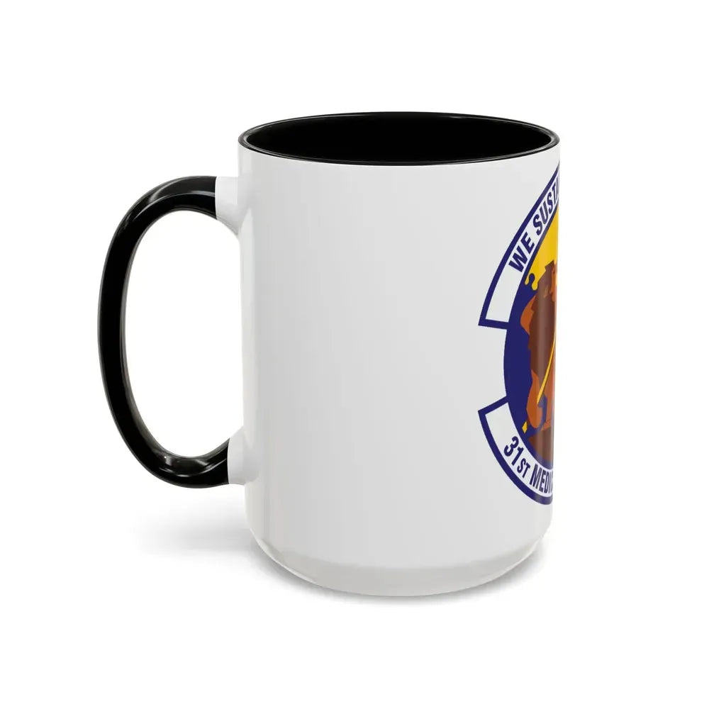 31st Medical Support Squadron (U.S. Air Force) Accent Coffee Mug - Go Mug Yourself