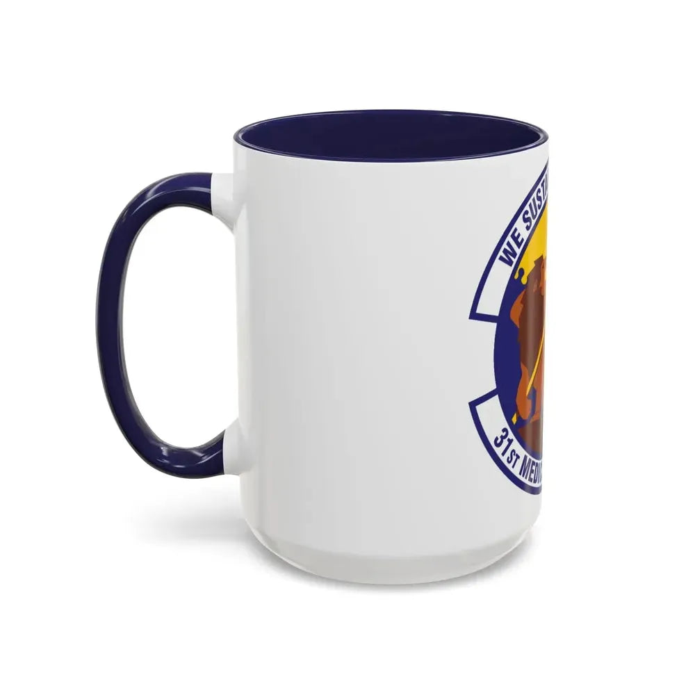 31st Medical Support Squadron (U.S. Air Force) Accent Coffee Mug - Go Mug Yourself
