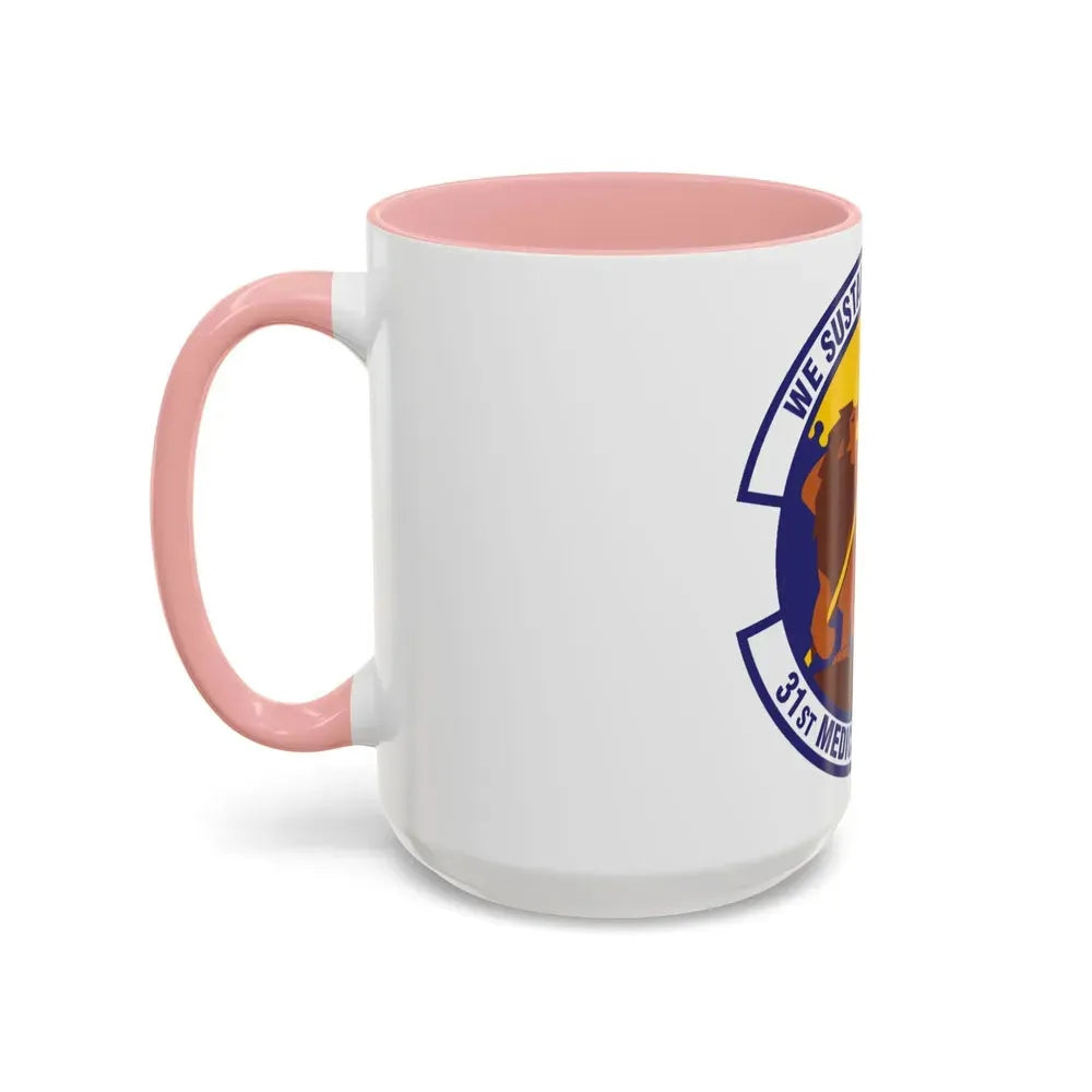 31st Medical Support Squadron (U.S. Air Force) Accent Coffee Mug - Go Mug Yourself