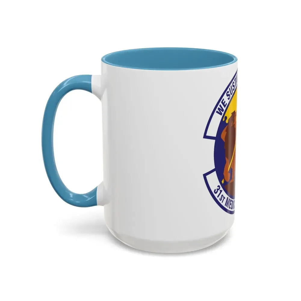 31st Medical Support Squadron (U.S. Air Force) Accent Coffee Mug - Go Mug Yourself