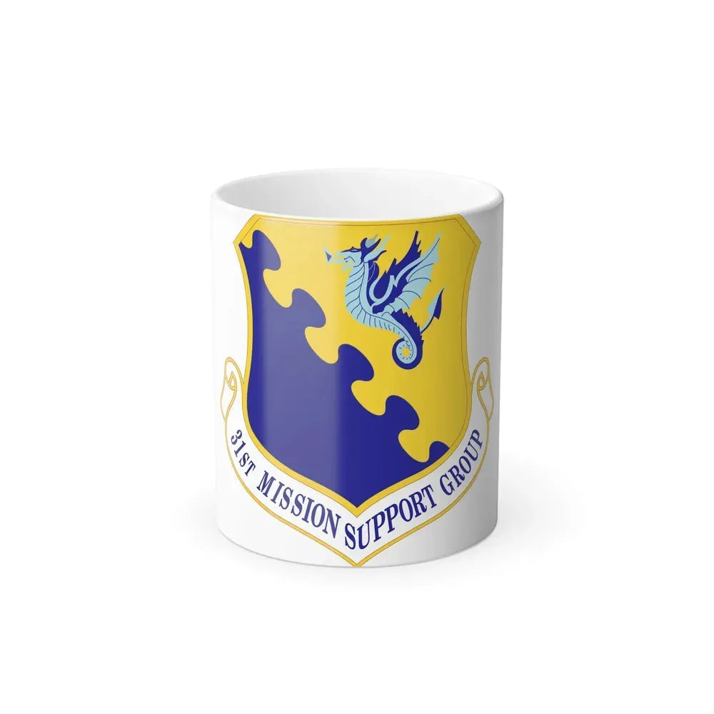 31st Mission Support Group (U.S. Air Force) Color Changing Coffee Mug 11oz - Go Mug Yourself