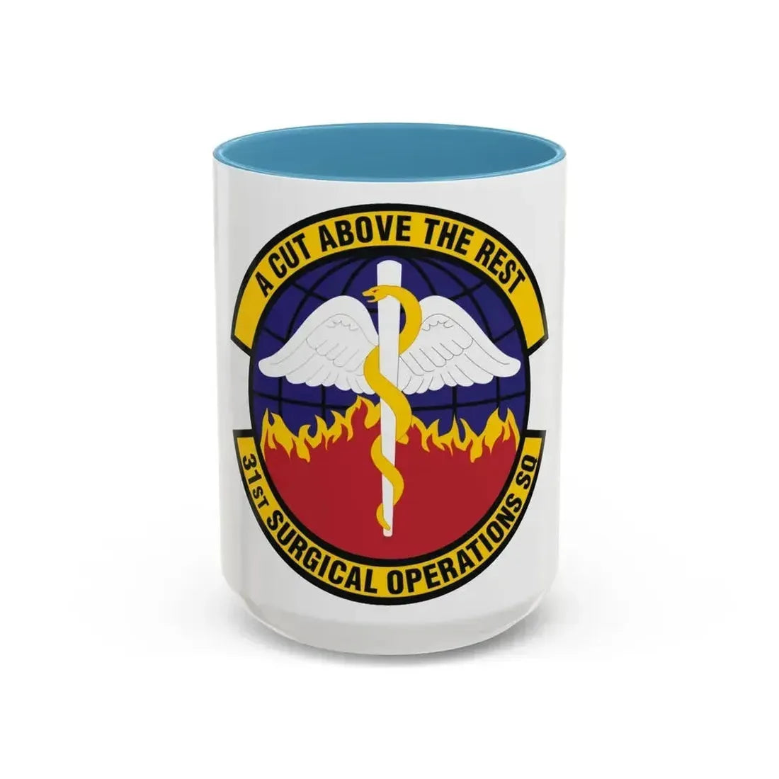 31st Surgical Operations Squadron (U.S. Air Force) Accent Coffee Mug - Go Mug Yourself