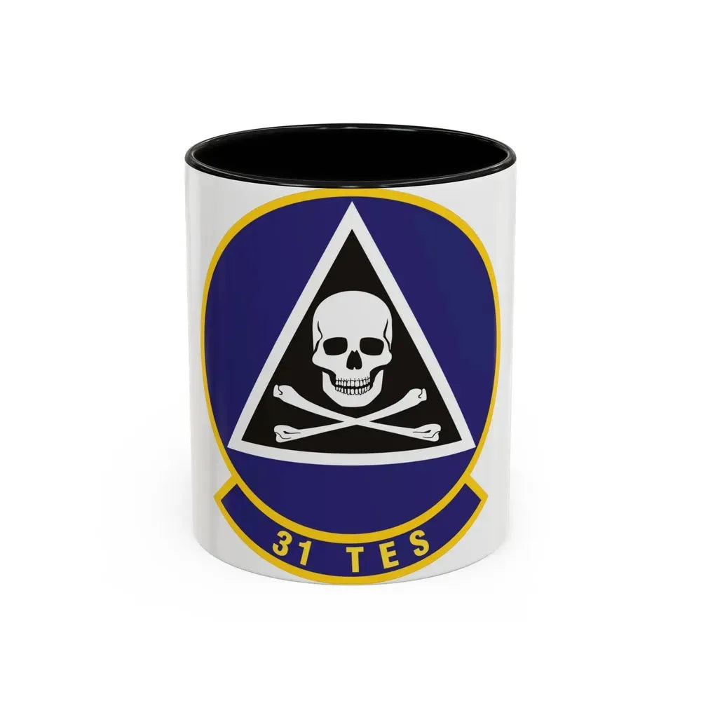 31st Test and Evaluation Squadron (U.S. Air Force) Accent Coffee Mug 11oz Black - Go Mug Yourself