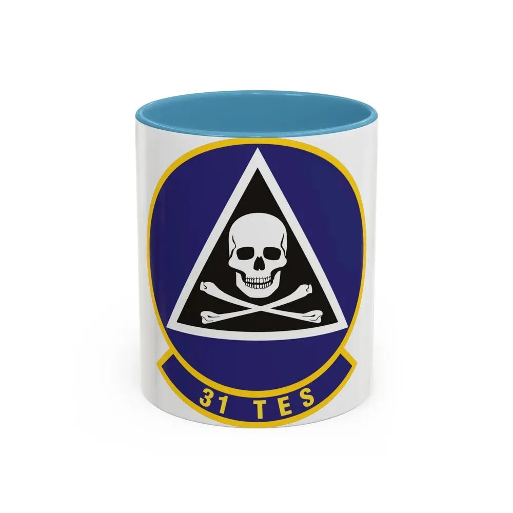 31st Test and Evaluation Squadron (U.S. Air Force) Accent Coffee Mug 11oz Light Blue - Go Mug Yourself