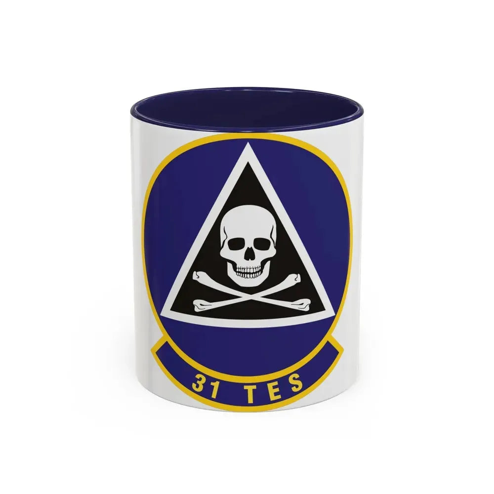 31st Test and Evaluation Squadron (U.S. Air Force) Accent Coffee Mug 11oz Navy - Go Mug Yourself