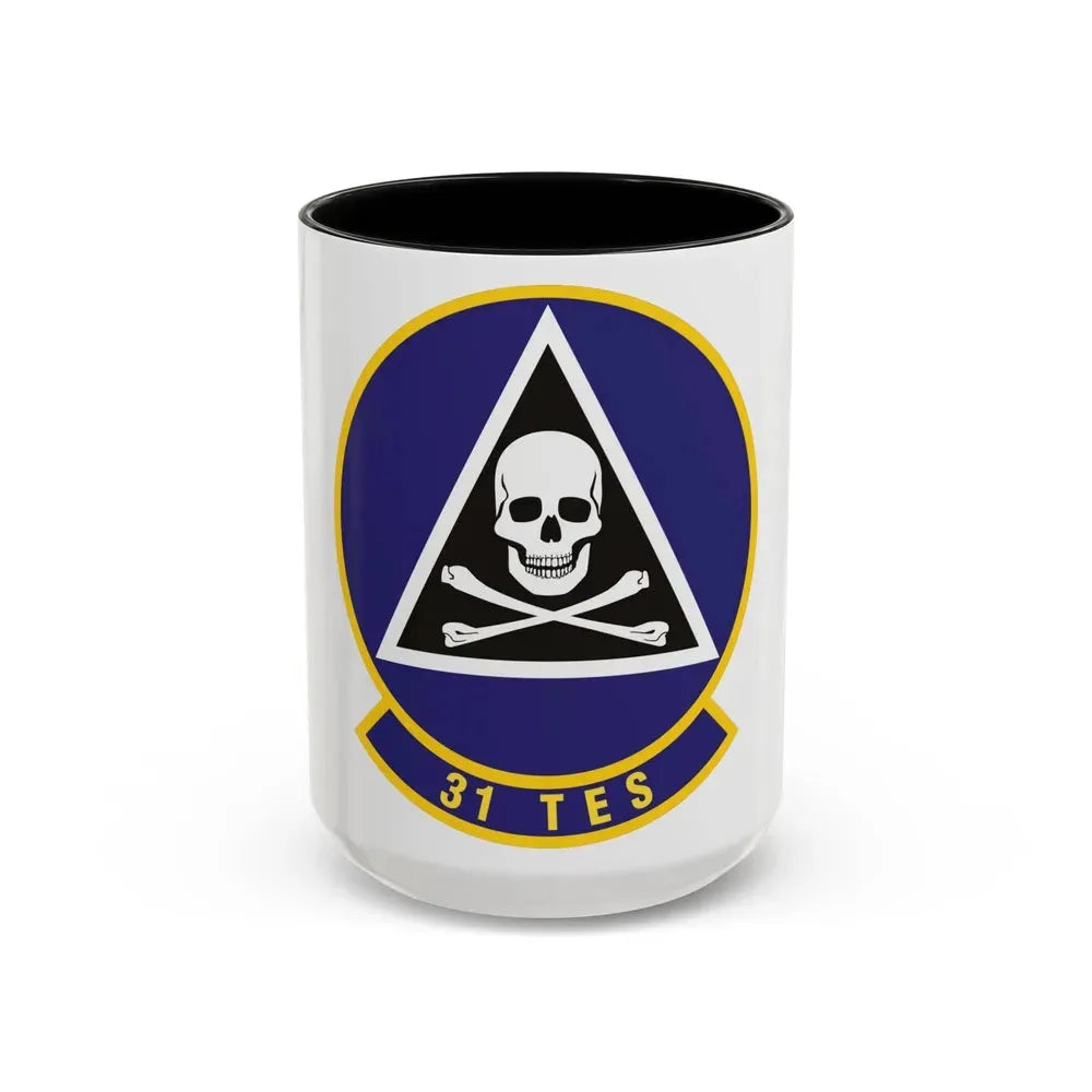 31st Test and Evaluation Squadron (U.S. Air Force) Accent Coffee Mug 15oz Black - Go Mug Yourself
