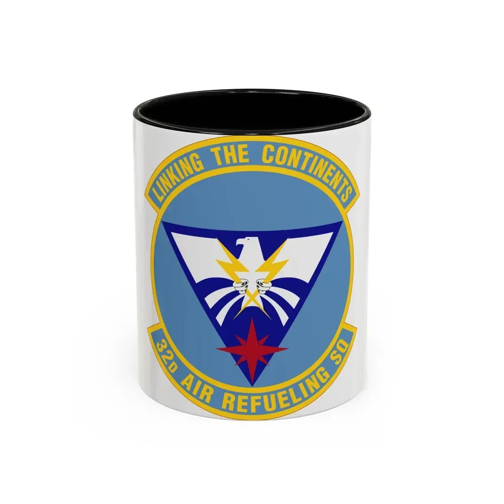 32 Air Refueling Squadron AMC (U.S. Air Force) Accent Coffee Mug 11oz Black - Go Mug Yourself