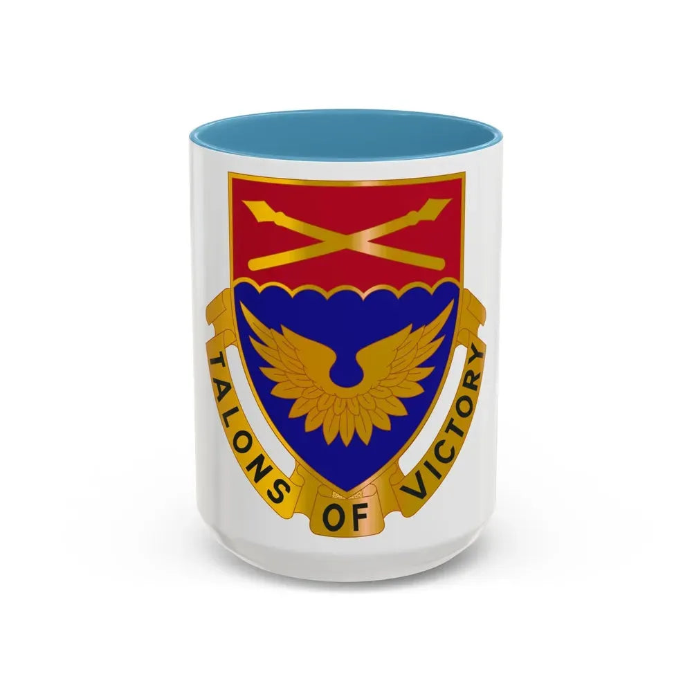 32 Aviation Battalion (U.S. Army) Accent Coffee Mug 15oz Light Blue - Go Mug Yourself