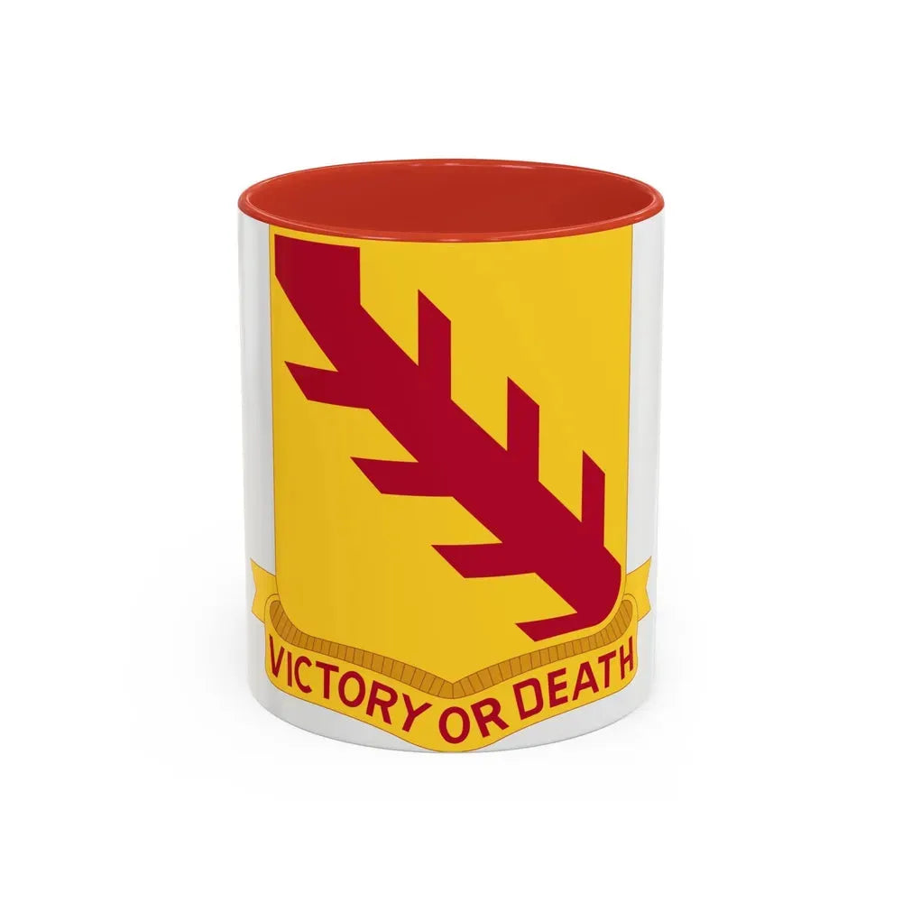 32 Cavalry Regiment (U.S. Army) Accent Coffee Mug 11oz Red - Go Mug Yourself