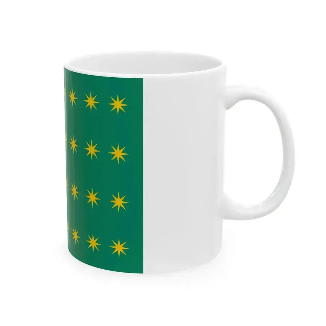 32 Stars Fenian Flag (Ireland) White Coffee Mug - Go Mug Yourself