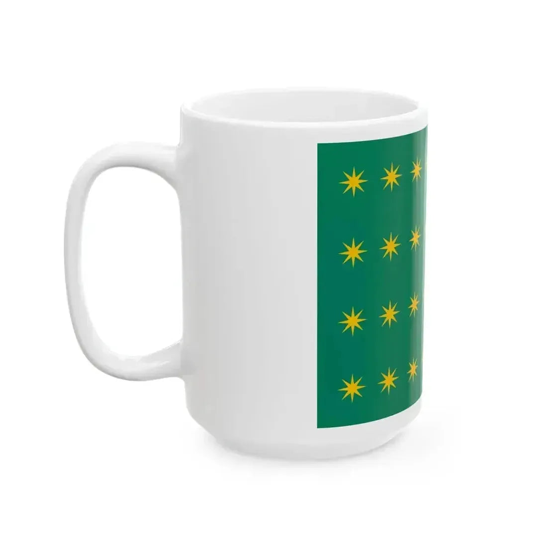 32 Stars Fenian Flag (Ireland) White Coffee Mug - Go Mug Yourself