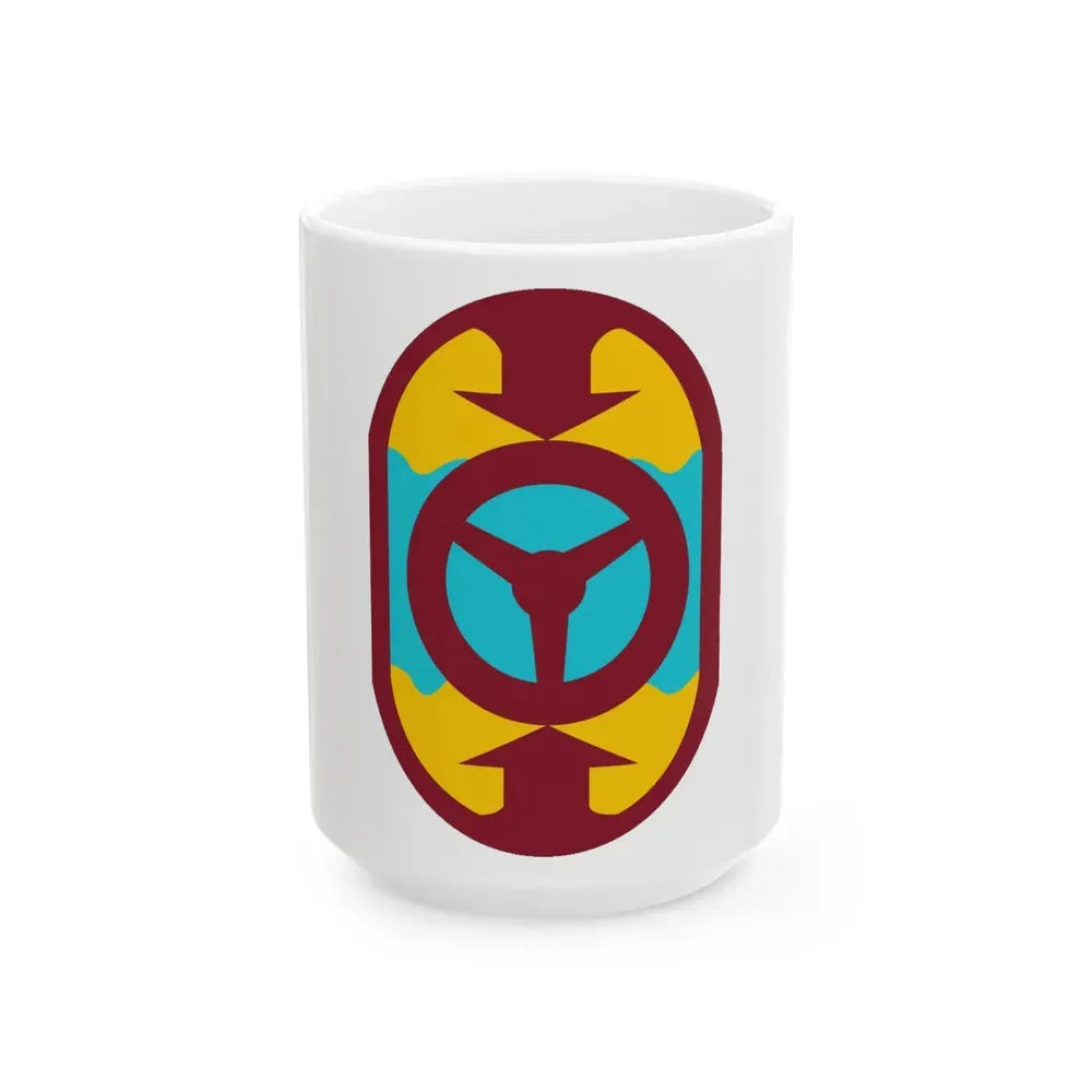 32 Transportation Command (U.S. Army) White Coffee Mug 15oz - Go Mug Yourself