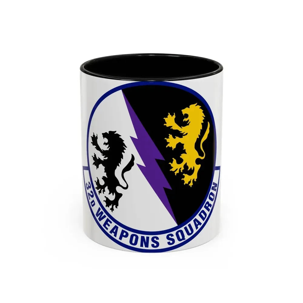 32 Weapons Squadron ACC (U.S. Air Force) Accent Coffee Mug 11oz Black - Go Mug Yourself