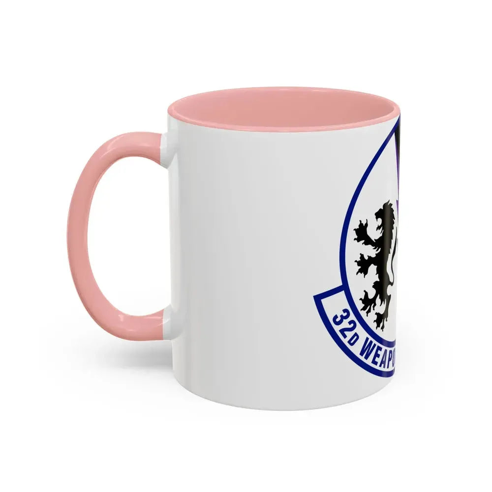 32 Weapons Squadron ACC (U.S. Air Force) Accent Coffee Mug - Go Mug Yourself