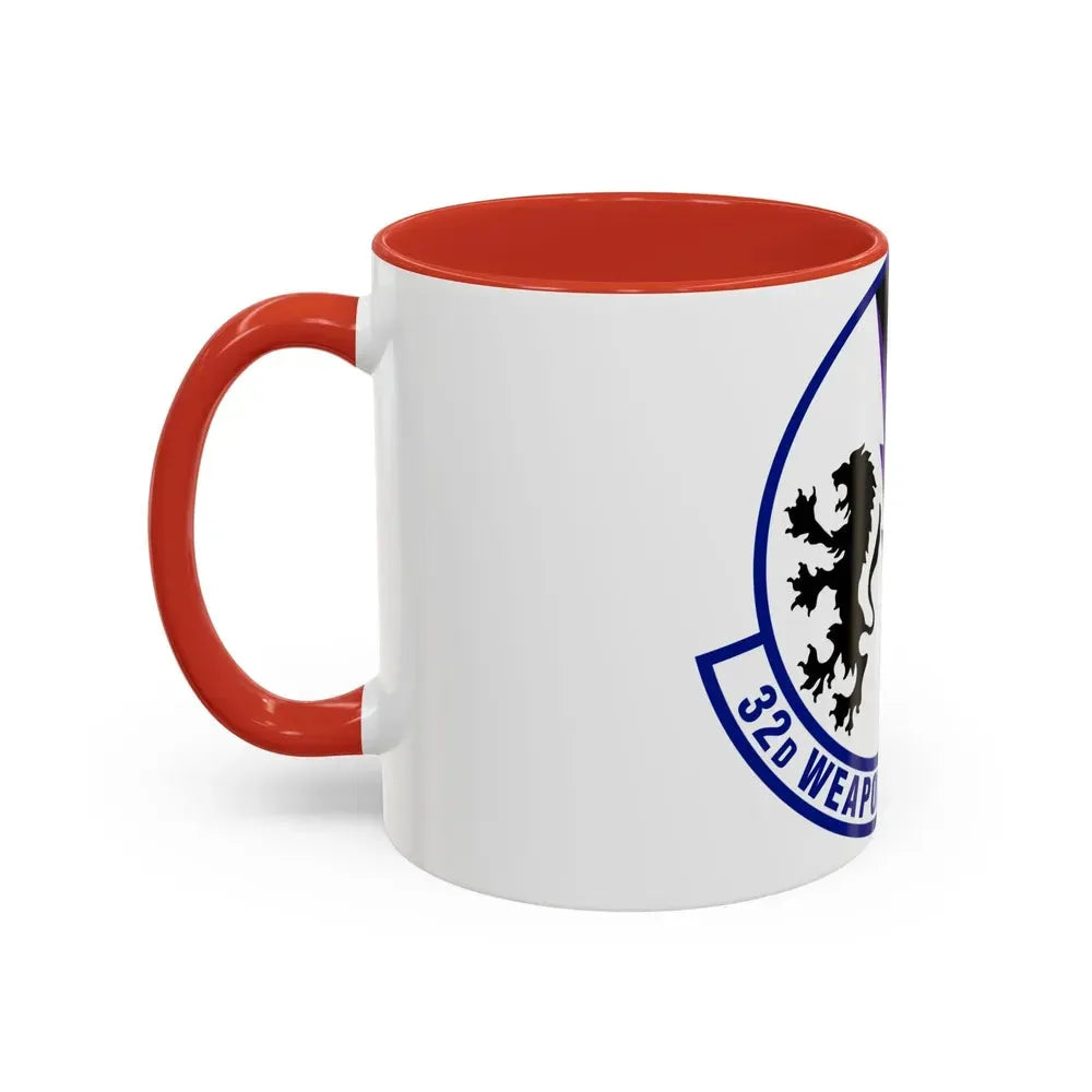 32 Weapons Squadron ACC (U.S. Air Force) Accent Coffee Mug - Go Mug Yourself