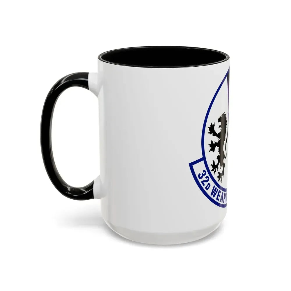32 Weapons Squadron ACC (U.S. Air Force) Accent Coffee Mug - Go Mug Yourself