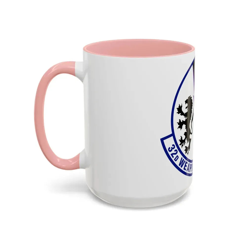 32 Weapons Squadron ACC (U.S. Air Force) Accent Coffee Mug - Go Mug Yourself