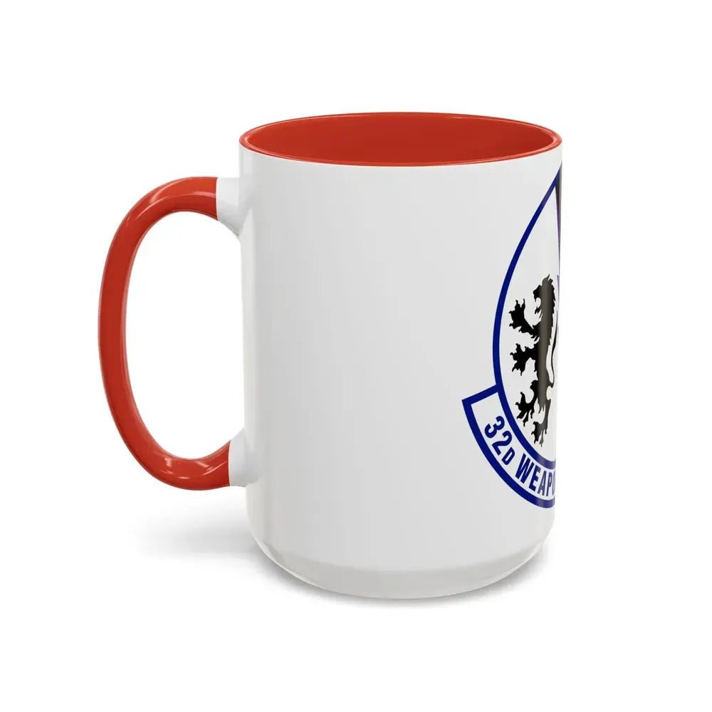 32 Weapons Squadron ACC (U.S. Air Force) Accent Coffee Mug - Go Mug Yourself