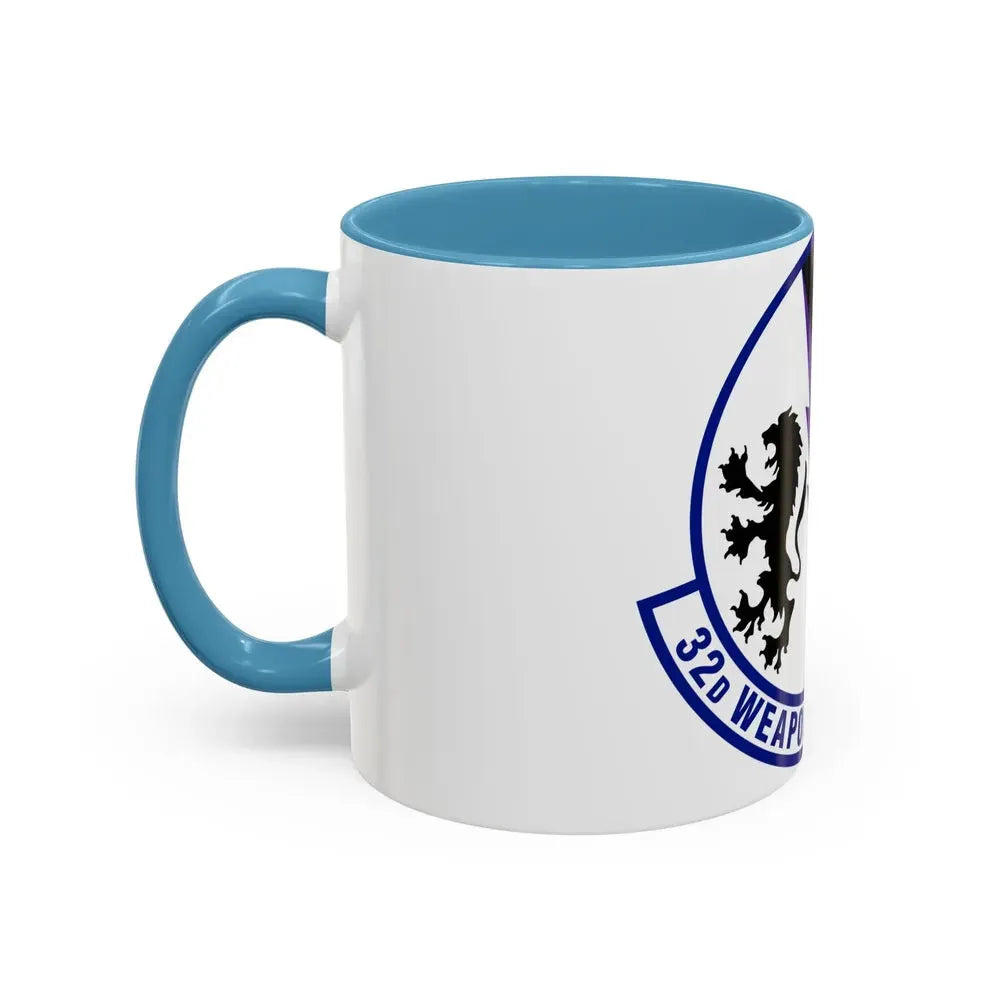 32 Weapons Squadron ACC (U.S. Air Force) Accent Coffee Mug - Go Mug Yourself