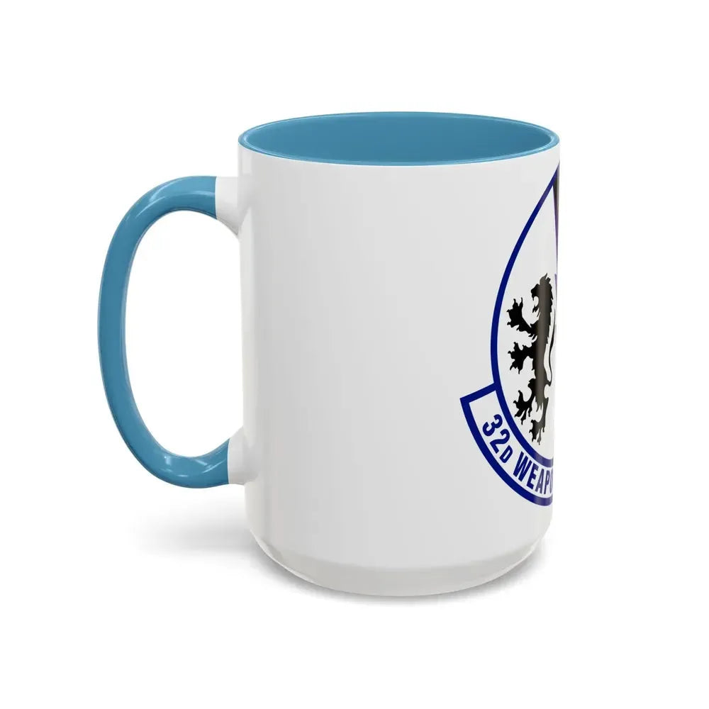 32 Weapons Squadron ACC (U.S. Air Force) Accent Coffee Mug - Go Mug Yourself