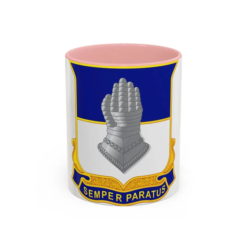 320 Cavalry Regiment (U.S. Army) Accent Coffee Mug 11oz Pink - Go Mug Yourself