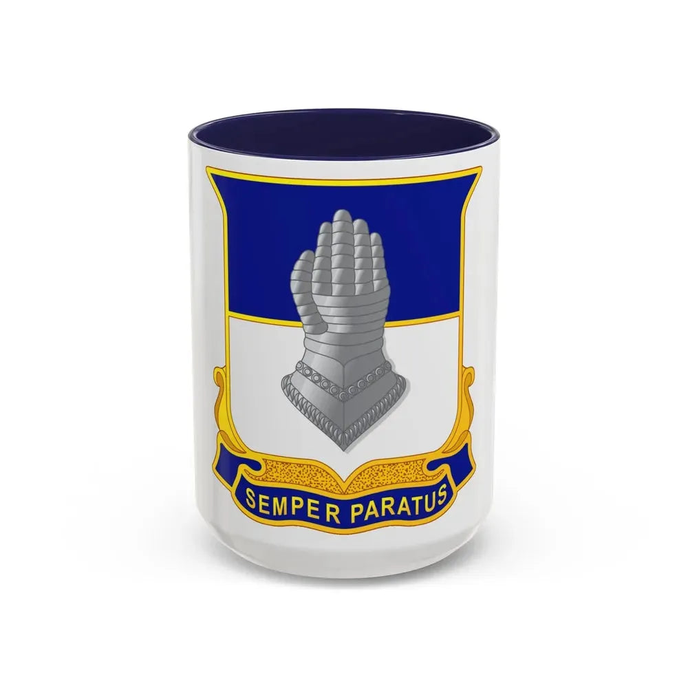 320 Cavalry Regiment (U.S. Army) Accent Coffee Mug 15oz Navy - Go Mug Yourself