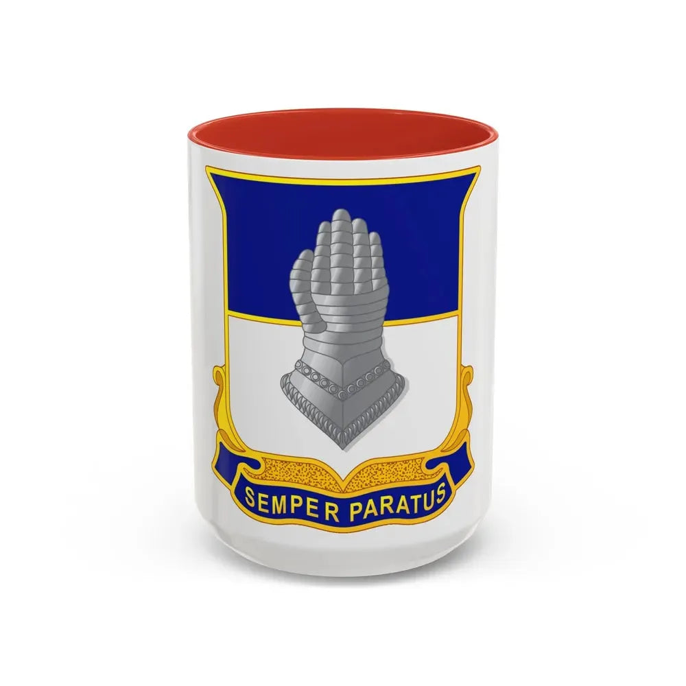 320 Cavalry Regiment (U.S. Army) Accent Coffee Mug 15oz Red - Go Mug Yourself