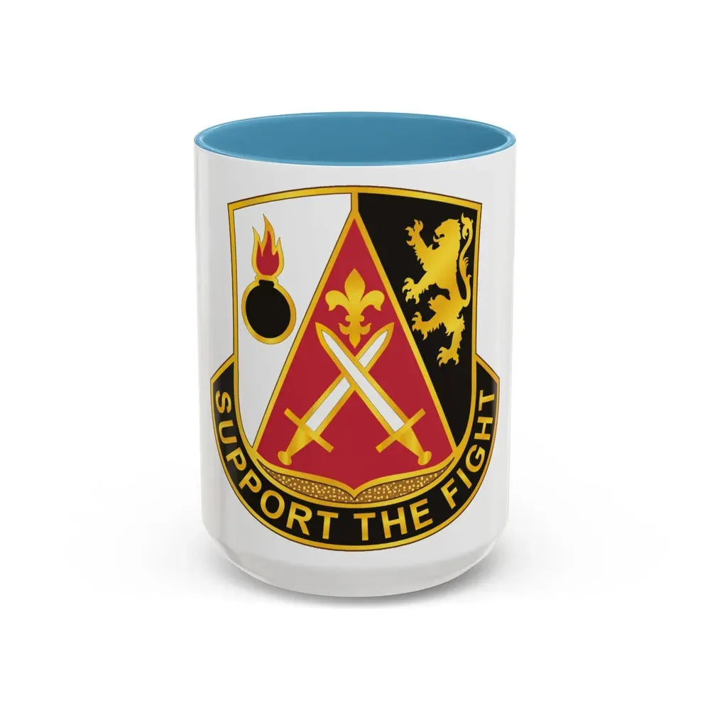 320 Ordnance Battalion (U.S. Army) Accent Coffee Mug 15oz Light Blue - Go Mug Yourself