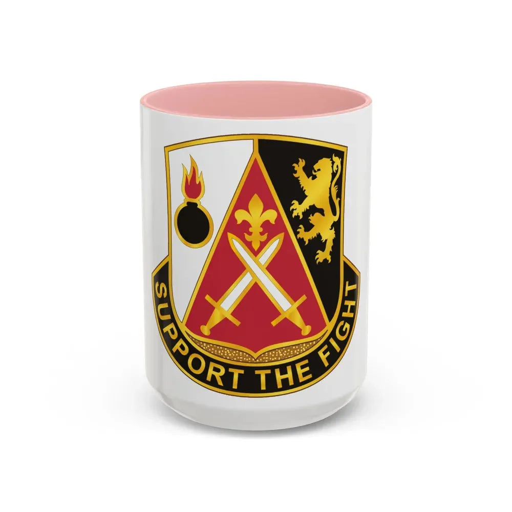 320 Ordnance Battalion (U.S. Army) Accent Coffee Mug 15oz Pink - Go Mug Yourself