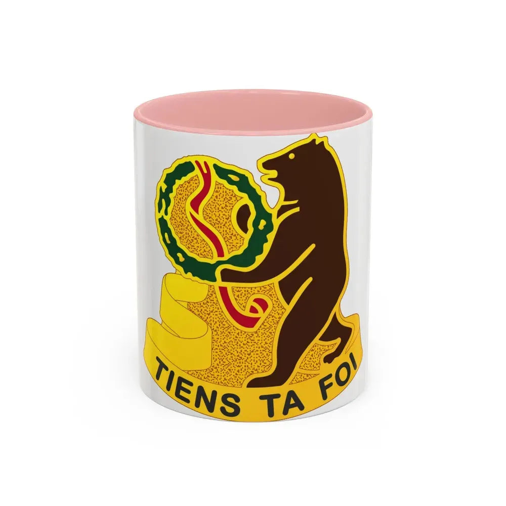 321 Cavalry Regiment (U.S. Army) Accent Coffee Mug 11oz Pink - Go Mug Yourself