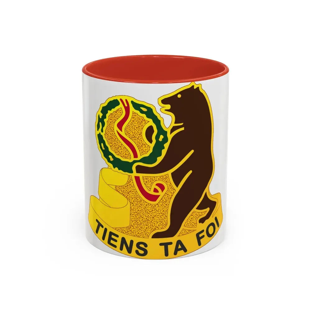 321 Cavalry Regiment (U.S. Army) Accent Coffee Mug 11oz Red - Go Mug Yourself