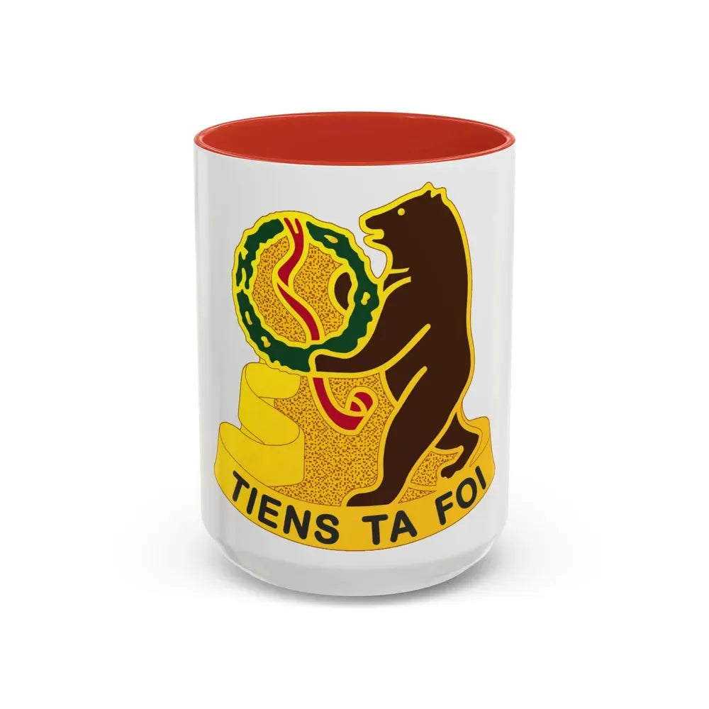 321 Cavalry Regiment (U.S. Army) Accent Coffee Mug 15oz Red - Go Mug Yourself