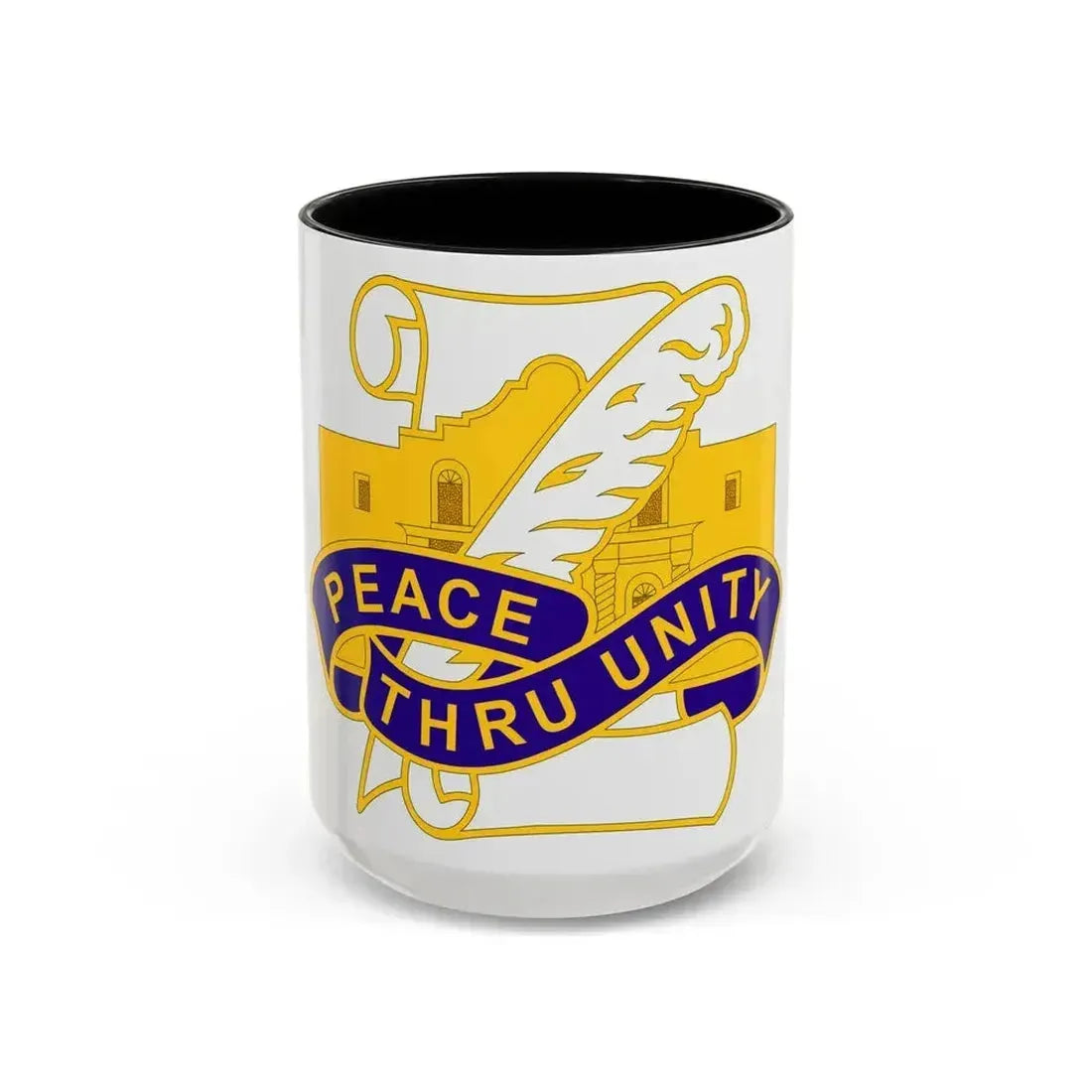 321 Civil Affairs Brigade 2 (U.S. Army) Accent Coffee Mug 15oz Black - Go Mug Yourself