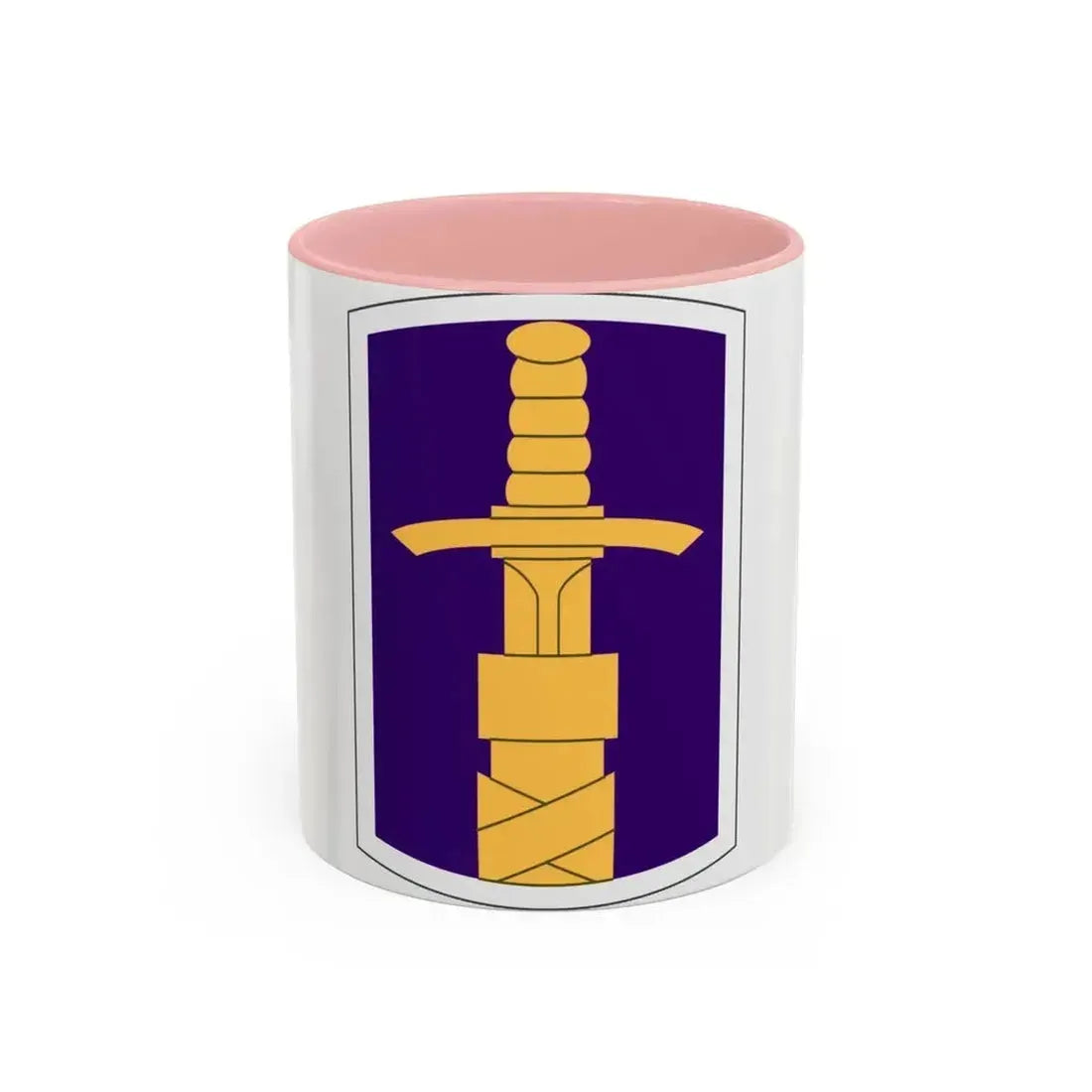 321 Civil Affairs Brigade (U.S. Army) Accent Coffee Mug 11oz Pink - Go Mug Yourself