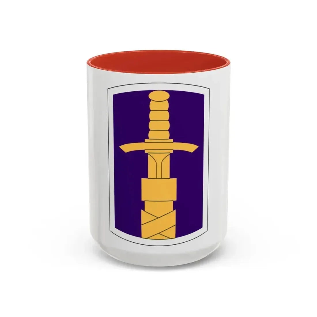 321 Civil Affairs Brigade (U.S. Army) Accent Coffee Mug 15oz Red - Go Mug Yourself