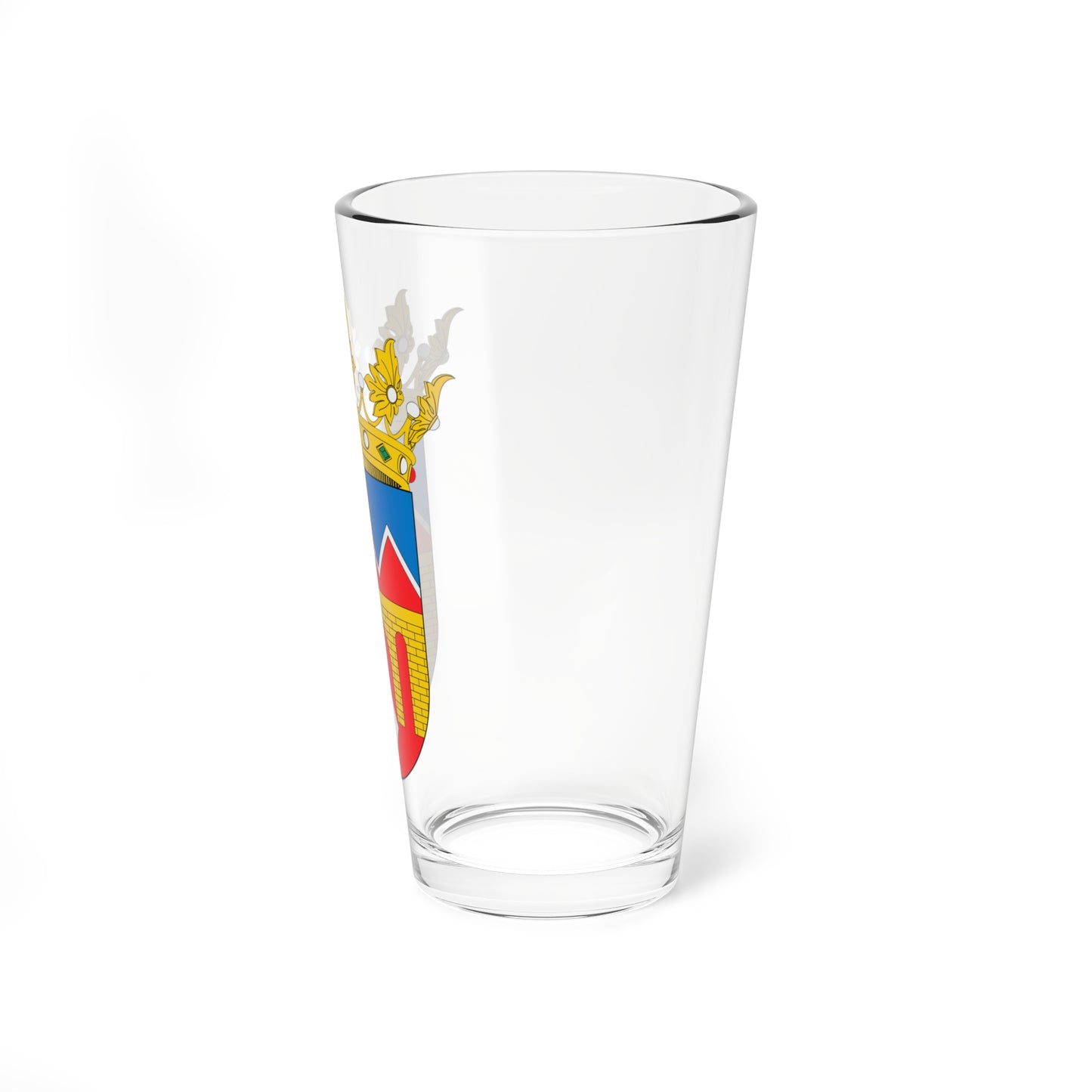 Escudo de Arcos de las Salinas (Spain) (Coat of Arms) Pint Glass 16oz