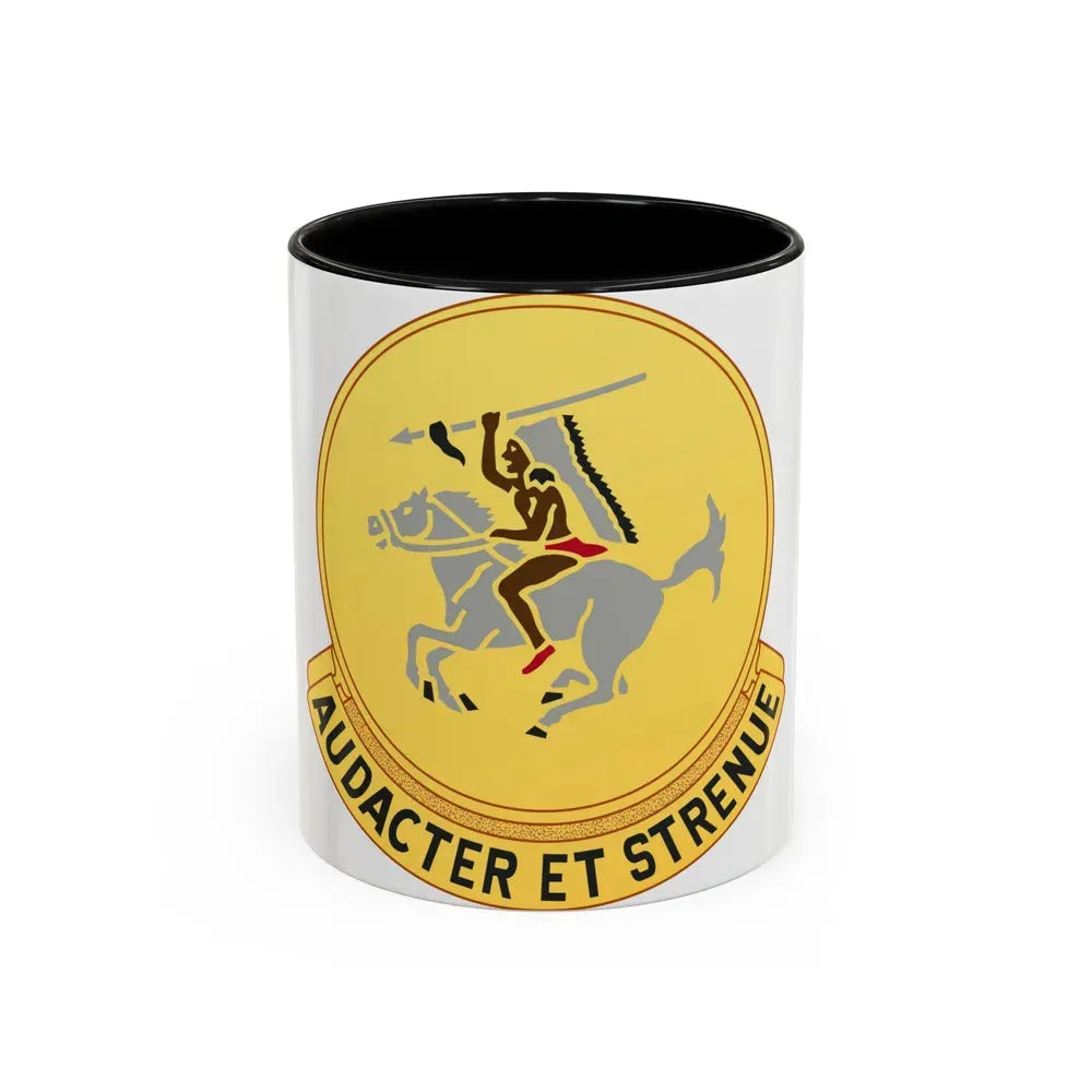 322 Cavalry Regiment (U.S. Army) Accent Coffee Mug 11oz Black - Go Mug Yourself