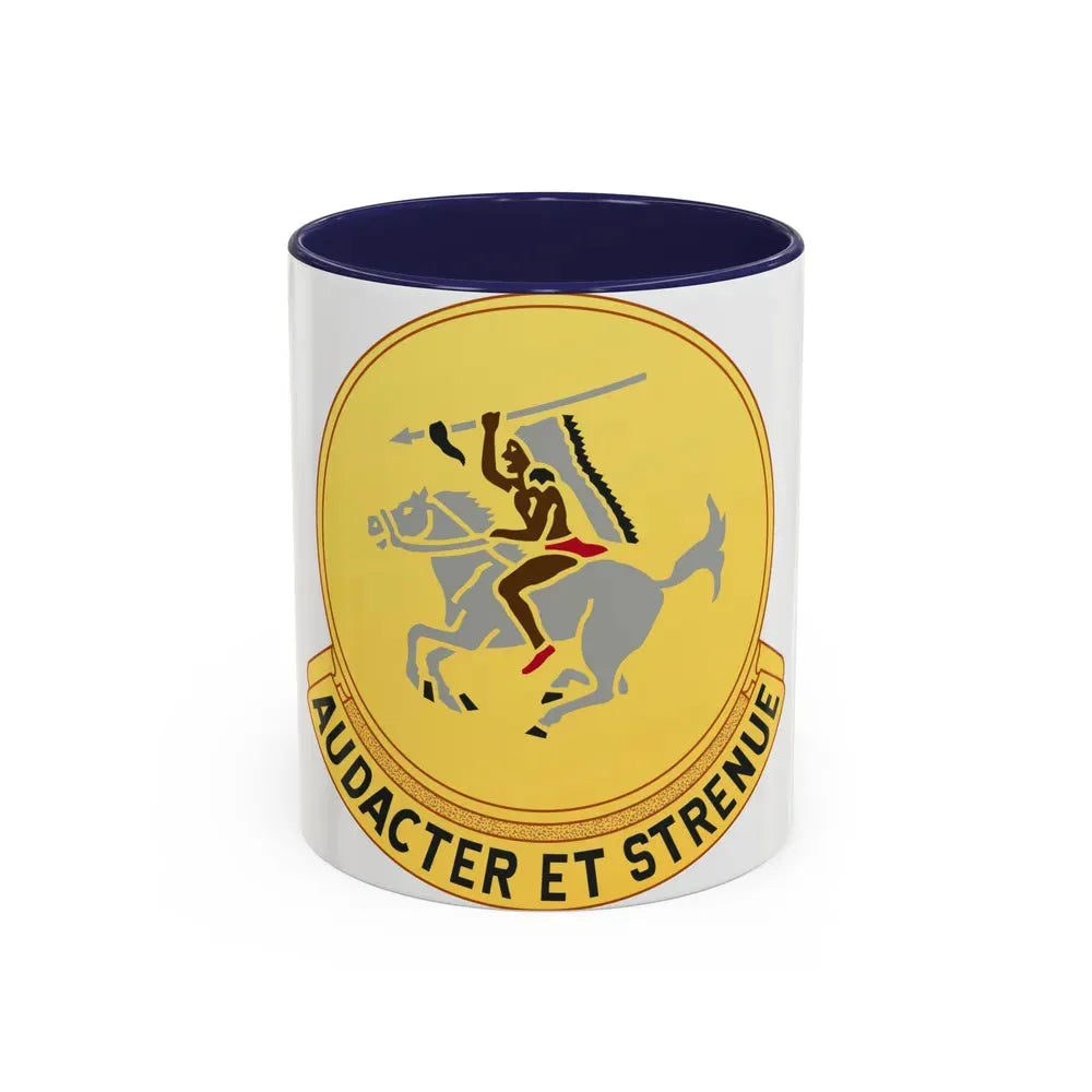 322 Cavalry Regiment (U.S. Army) Accent Coffee Mug 11oz Navy - Go Mug Yourself