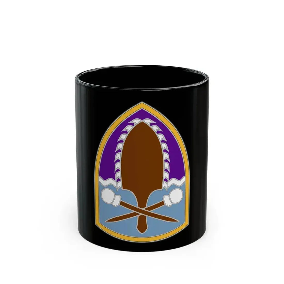 322 Civil Affairs Brigade (U.S. Army) Black Coffee Mug - Go Mug Yourself