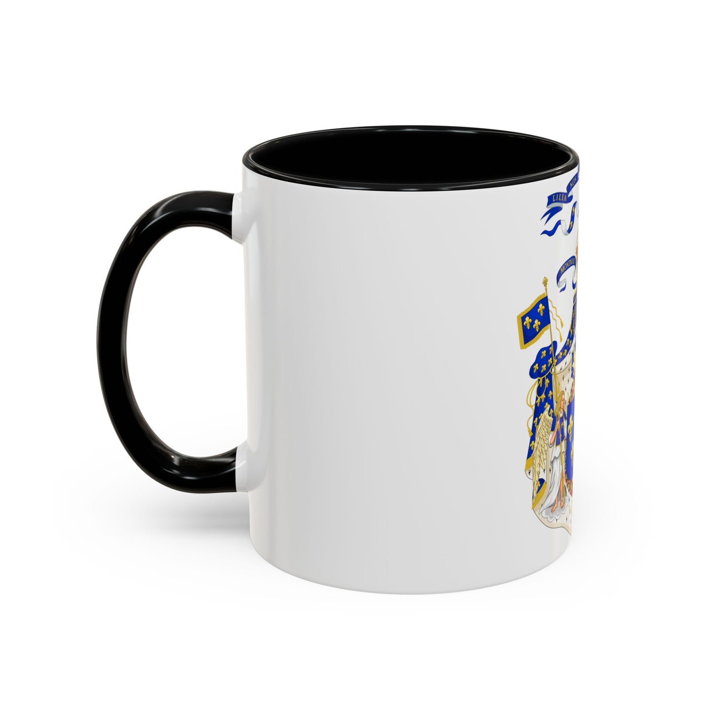 Grand Royal Coat of Arms of France & Navarre - Accent Coffee Mug