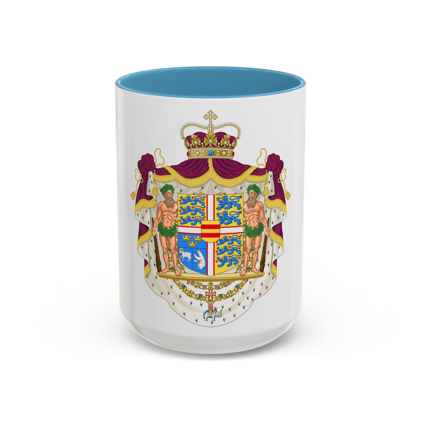 Coat of arms of the Crown Prince of Denmark - Accent Coffee Mug
