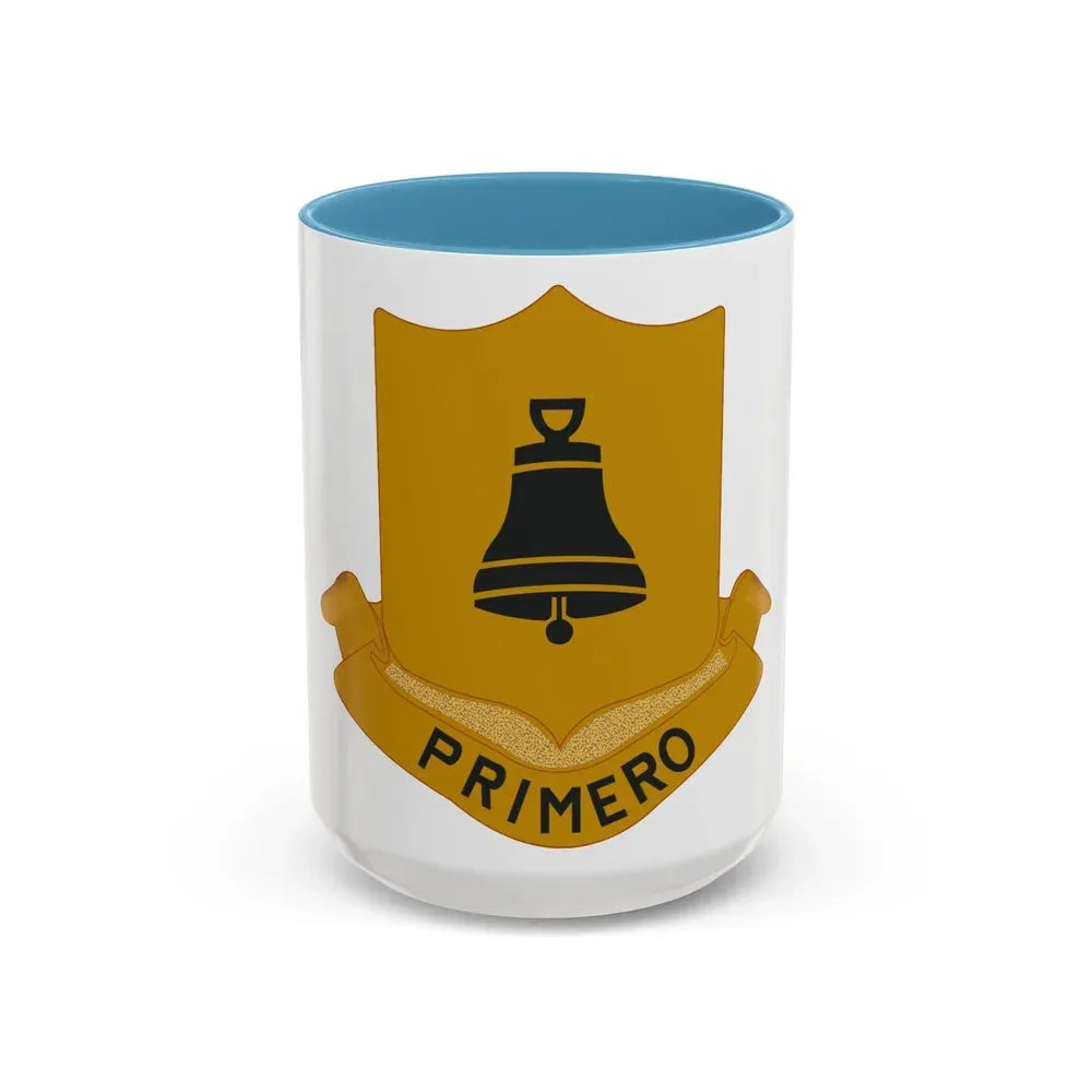 323 Cavalry Regiment (U.S. Army) Accent Coffee Mug 15oz Light Blue - Go Mug Yourself